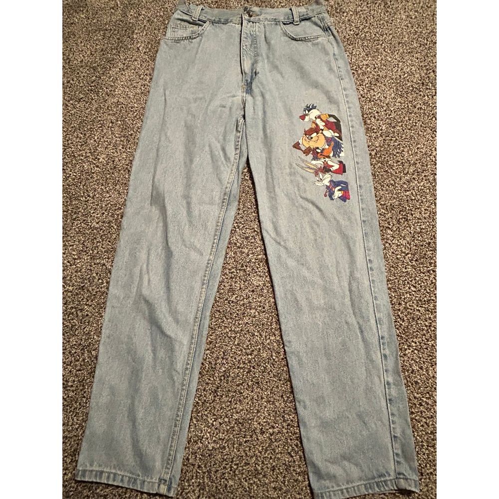 Vintage 1993 Jerry Lee mom jeans‎ sz 11 Loony Toons B9